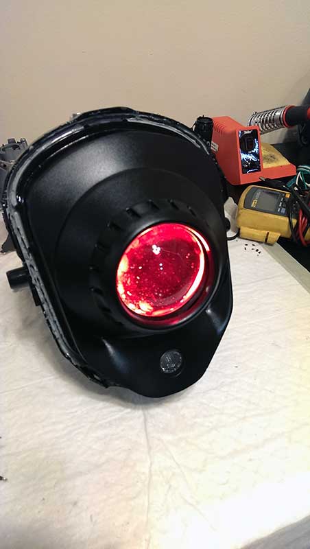 grom round headlight